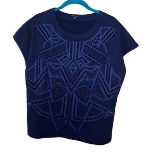 Navy cut out top 🤩